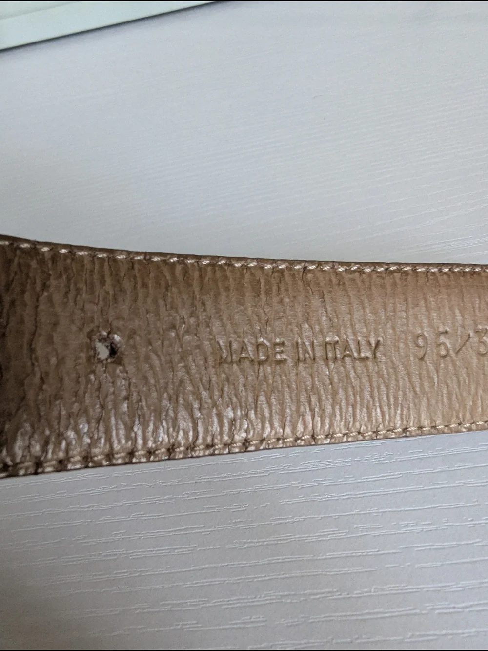Bally Brown Leather Belt with Gold-Tone Buckle